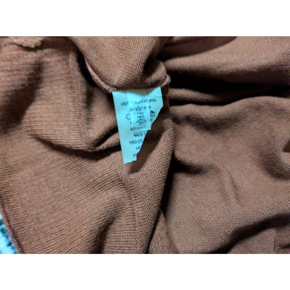 Peruvian Connection Wembley V-Neck Cotton Pullover Sweater - Picture 3 of 10